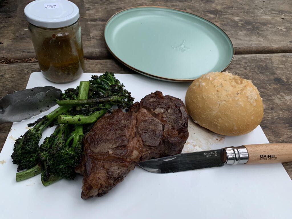 Steak Dinner – Van Damme State Park-min
