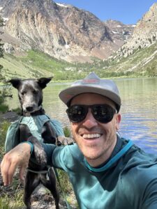 Dill and Dave at Parker Lake